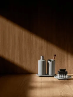 New Blomus Vaso para cepillos de dientes Creto, Micro chip Gris