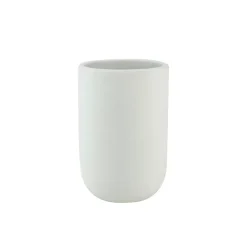 New Mette Ditmer Vaso para cepillos Lotus, Blanco