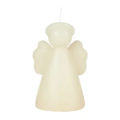 Hot Broste Copenhagen Vela Angel sculpture 14 cm, Off white Blanco