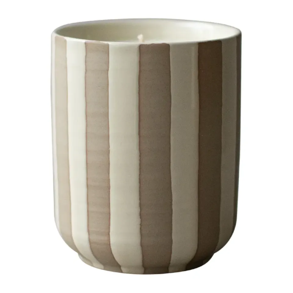 Sale DBKD Vela aromática Burn 60 h, Shiny creme Beige