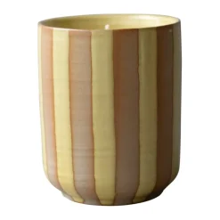 Hot DBKD Vela aromática Burn 60 h, Stripe yellow Beige