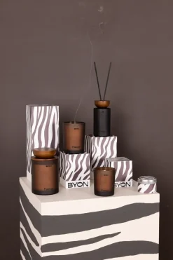 Sale Byon Vela aromática Fumage, 12 h Marrón