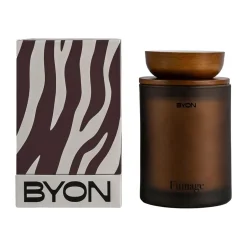 Sale Byon Vela aromática Fumage, 55 h Marrón