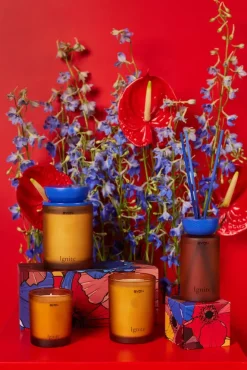 New Byon Vela aromática Ignite, 30 horas Naranja