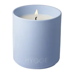 Sale Design Letters Vela aromática large Ø8 cm, Hygge-blue Azul