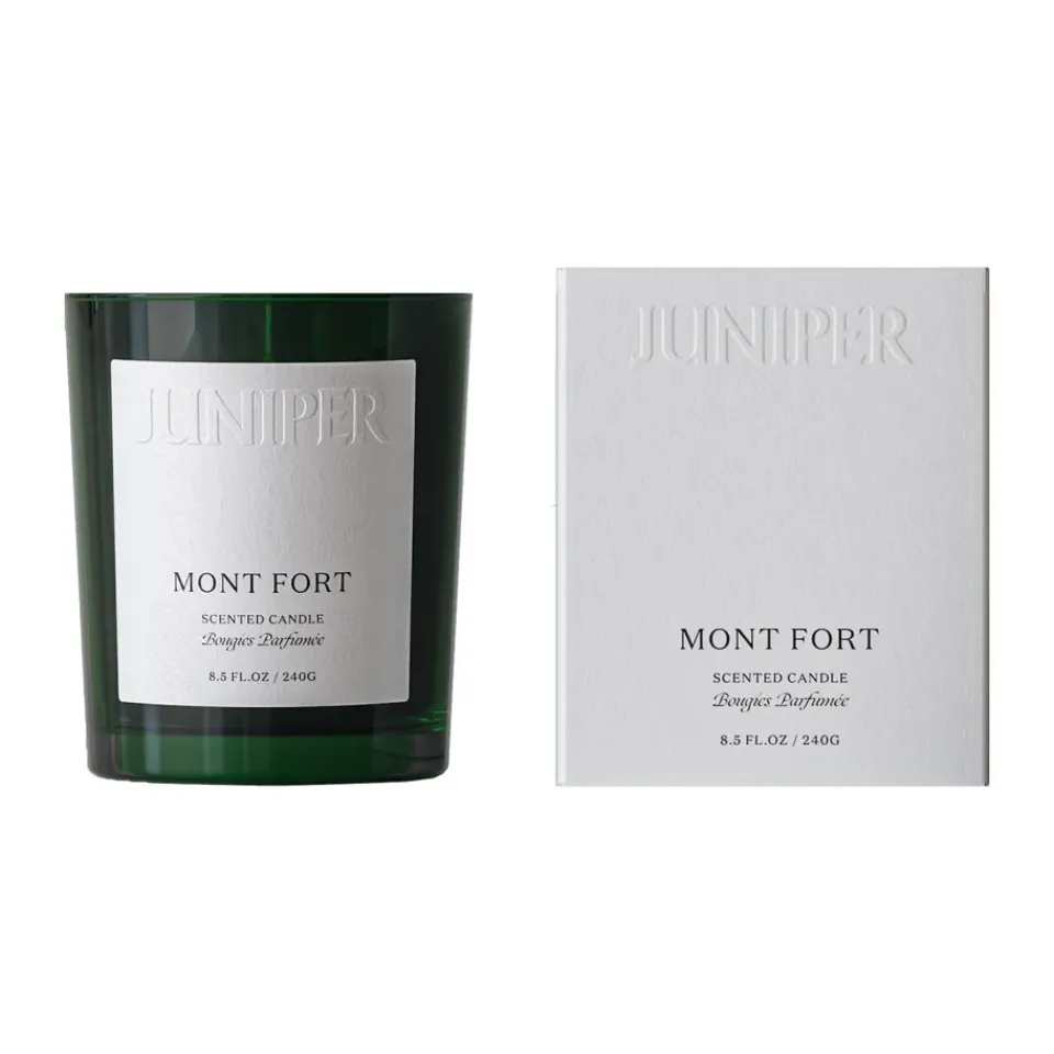 Outlet Juniper Vela aromática Mont Fort, 240 g Verde