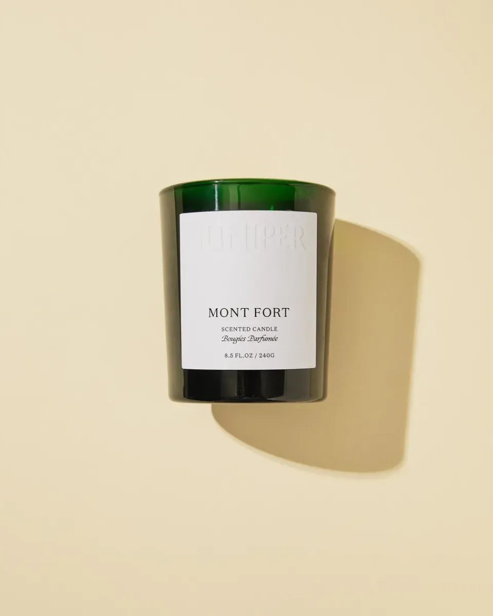 Outlet Juniper Vela aromática Mont Fort, 240 g Verde