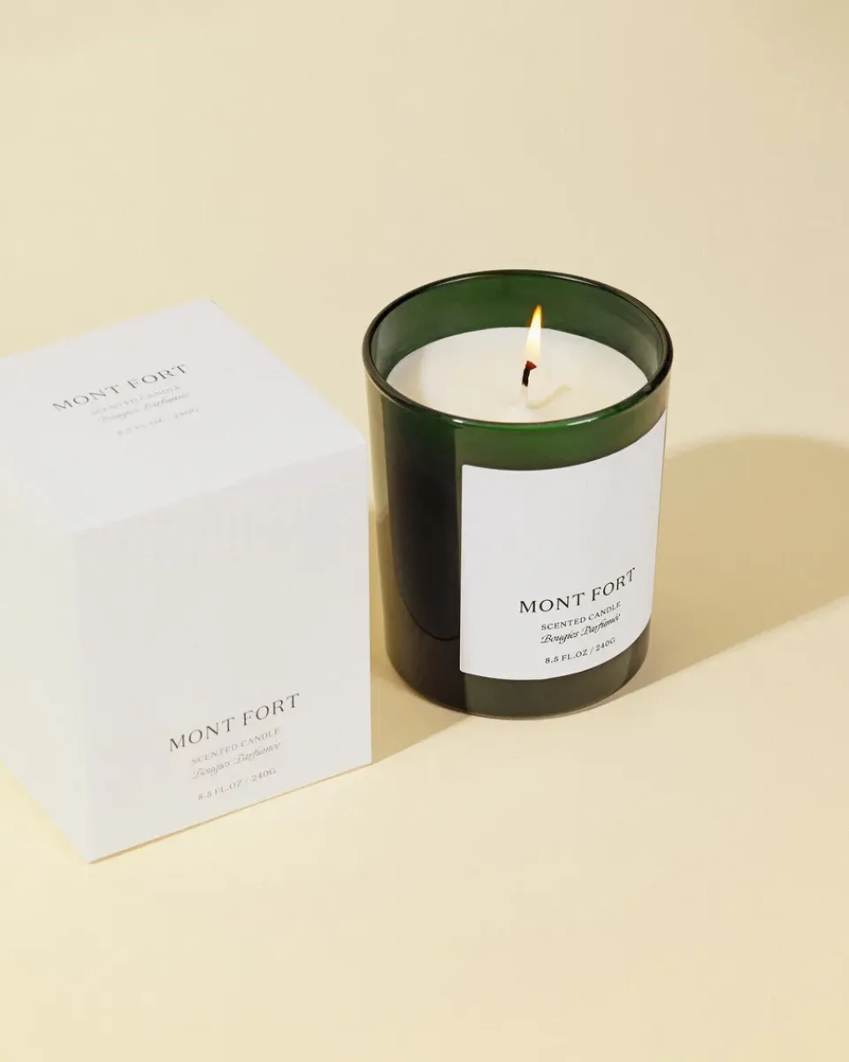 Outlet Juniper Vela aromática Mont Fort, 240 g Verde