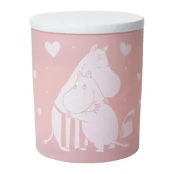 New Pluto Design Vela aromática Moomin 40 h, Moomin Love Rosa
