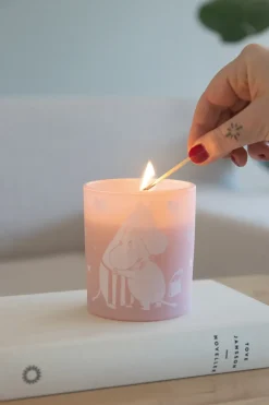 New Pluto Design Vela aromática Moomin 40 h, Moomin Love Rosa