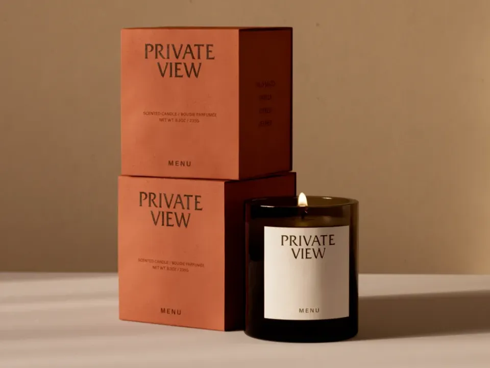 Hot Audo Copenhagen Vela aromática Olfacte Private View, 235 g GrisVerdeMarrón