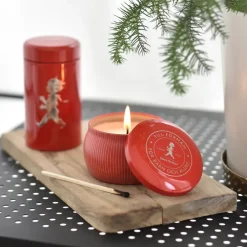 Online Solstickan Design Vela aromática Solstickan 25 h, -canela y naranja Rojo