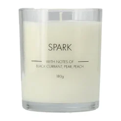 Clearance Scandi Essentials Vela aromática Spark , 180 g Blanco
