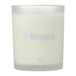 Online Scandi Living Vela aromática Stream, 180 g Azul