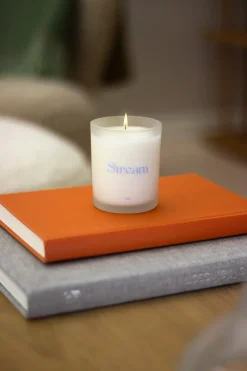 Online Scandi Living Vela aromática Stream, 180 g Azul