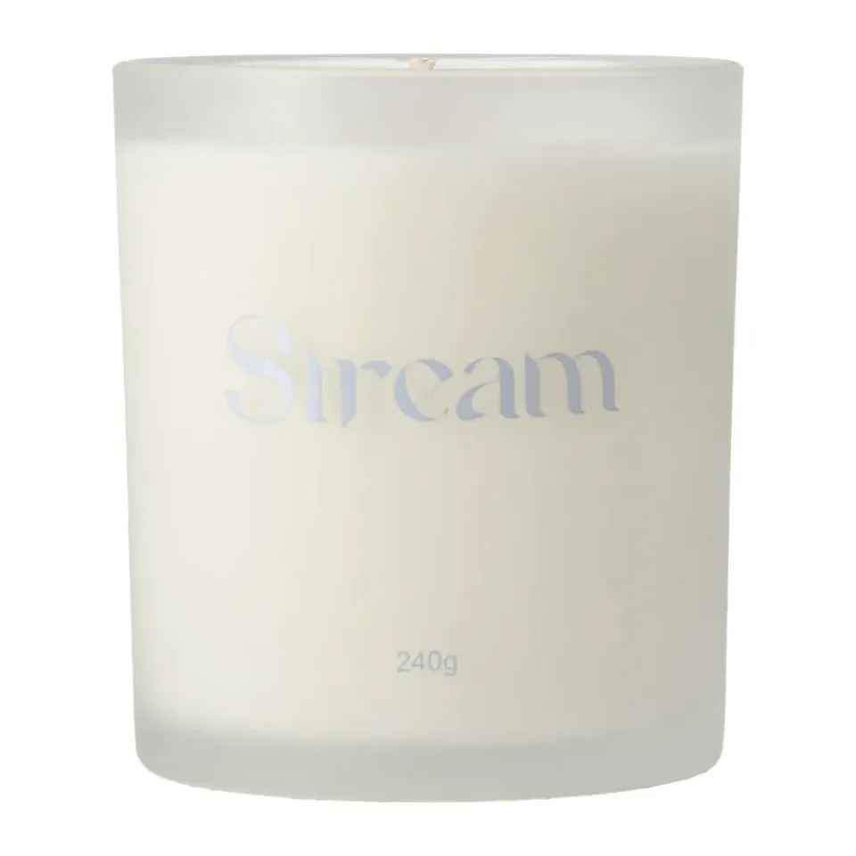 Online Scandi Living Vela aromática Stream, 240 g Azul