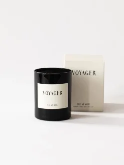 New Tell Me More Vela aromática 48 h, Voyager NegroBlanco