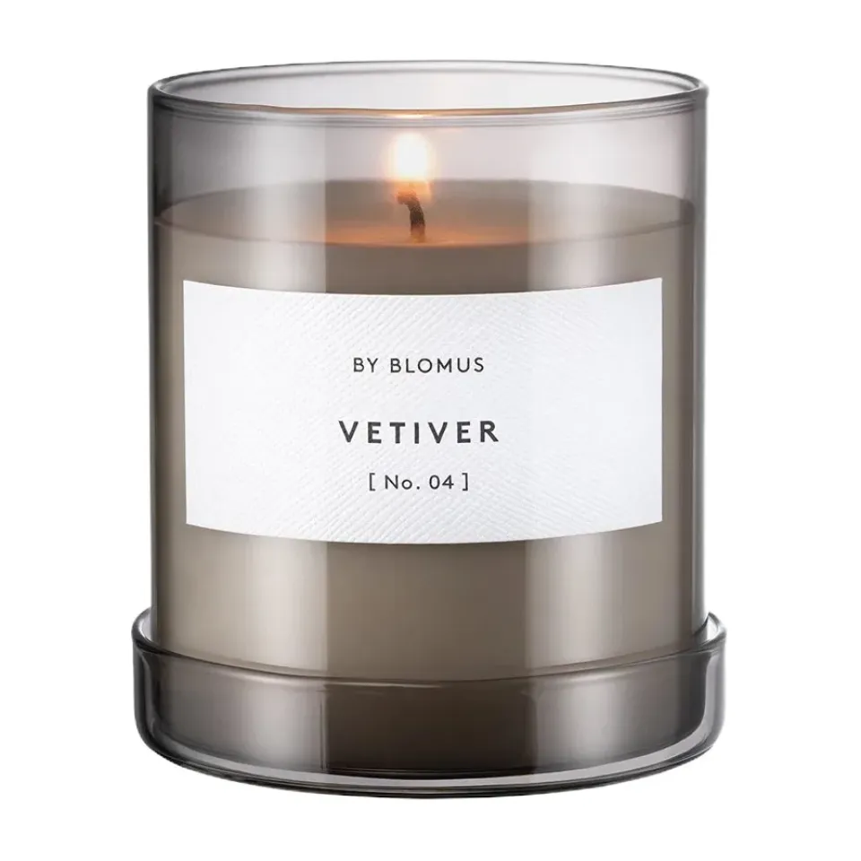 Online Blomus Vela aromática Vaola Vetiver, L, 45 H Gris