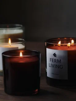 Sale Ferm Living Vela aromática Vitto 45 h, Light Celedon Blanco
