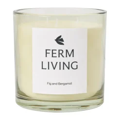 Outlet Ferm Living Vela aromática Vitto 50 h, Light Celedon Blanco