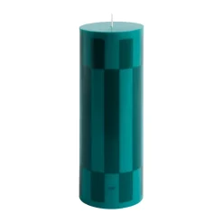 Clearance HAY Vela gruesa Column Candle large 25 cm, Green-dark green Multi