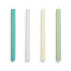New HAY Vela Hexagon Candle mix 4-pack, Pastel Multi