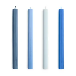 Hot HAY Vela Hexagon Candle mix 4-pack, Blues Azul