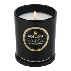 Hot Voluspa Vela perfumada Classic Maison Noir 60 horas, Crisp Champagne Color doradoNegro