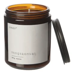 ERNST Vela perfumada con tapa Ø7,2 cm, lirio de bosque MarrónNegroBlanco