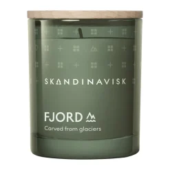 Hot Skandinavisk Vela perfumada con tapa Fjord, 65 g Verde