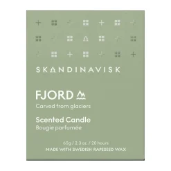 Hot Skandinavisk Vela perfumada con tapa Fjord, 65 g Verde