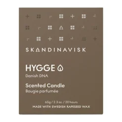 Sale Skandinavisk Vela perfumada con tapa Hygge, 65 g Marrón