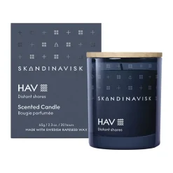 Clearance Skandinavisk Vela perfumada con tapa Hav, 65 g Azul