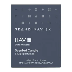Clearance Skandinavisk Vela perfumada con tapa Hav, 65 g Azul
