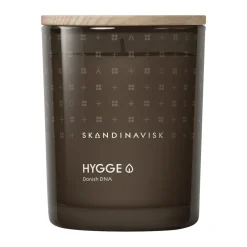 Hot Skandinavisk Vela perfumada con tapa Hygge, 200 g Marrón
