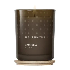Hot Skandinavisk Vela perfumada con tapa Hygge, 200 g Marrón