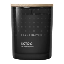 Clearance Skandinavisk Vela perfumada con tapa Koto, 200 g Negro