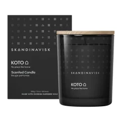 Clearance Skandinavisk Vela perfumada con tapa Koto, 200 g Negro
