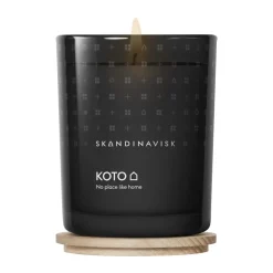 Clearance Skandinavisk Vela perfumada con tapa Koto, 200 g Negro