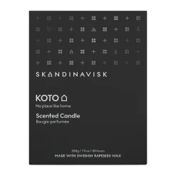 Clearance Skandinavisk Vela perfumada con tapa Koto, 200 g Negro
