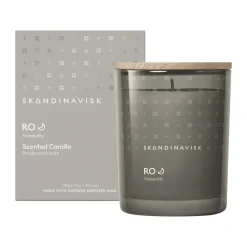 New Skandinavisk Vela perfumada con tapa Ro, 200 g Beige