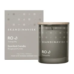 Hot Skandinavisk Vela perfumada con tapa Ro, 65 g Beige