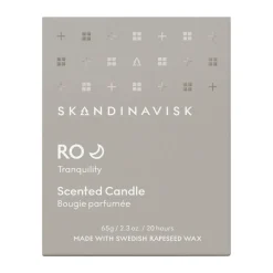 Hot Skandinavisk Vela perfumada con tapa Ro, 65 g Beige