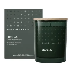 Hot Skandinavisk Vela perfumada con tapa Skog, 200 g Verde