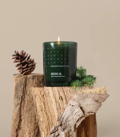Hot Skandinavisk Vela perfumada con tapa Skog, 200 g Verde