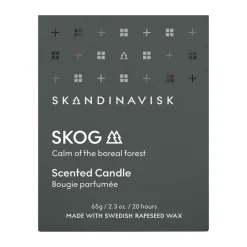 Best Skandinavisk Vela perfumada con tapa Skog, 65 g Verde