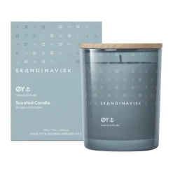 Best Skandinavisk Vela perfumada con tapa Øy, 200 g Azul