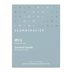Best Skandinavisk Vela perfumada con tapa Øy, 200 g Azul