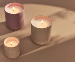 Online Design Letters Vela perfumada Ø8 cm, Love-lavender Púrpura