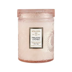 Hot Voluspa Vela perfumada en bote de cristal Japonica 50 horas, Panjore Lychee Rosa